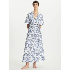 NWT Emilia Wickstead × Passalacqua Ankita Kaftan Dress Blue Rose size 4